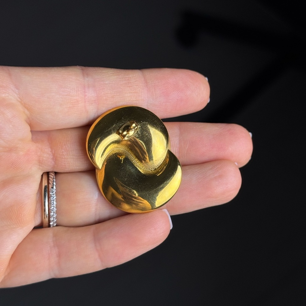 New Golden Spiral Studs - Picture 6 of 7